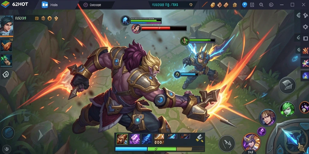 Tangkapan layar gameplay 62HOT yang penuh aksi dan menegangkan.