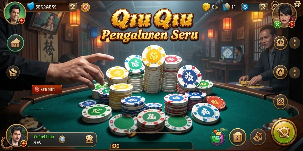 Screenshot utama gameplay QiuQiu di 8768.