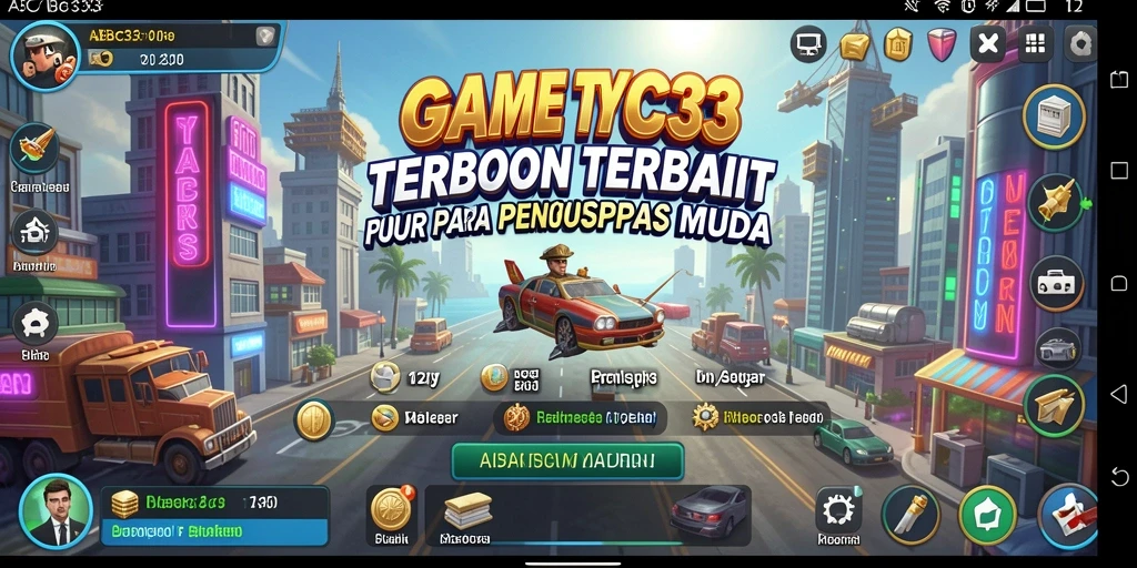 Tampilan gameplay yang menarik dan strategis dalam ABC33.