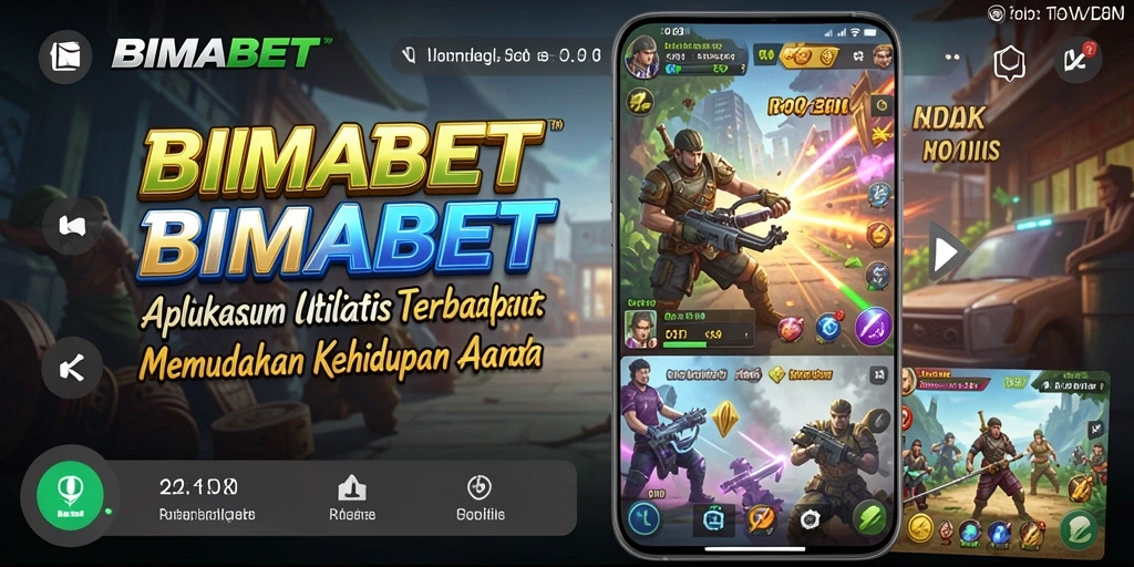 Tangkapan layar utama BIMABET yang menunjukkan antarmuka pengguna yang ramah.