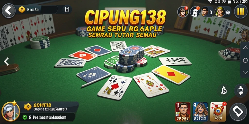 Tampilan gameplay Gaple yang seru dan interaktif.