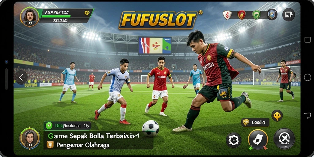 Tampilan menarik saat permainan sepak bola di FUFUSLOT.