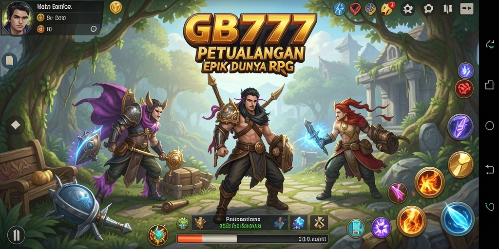 Tampilan gameplay menarik dalam dunia RPG yang penuh petualangan.