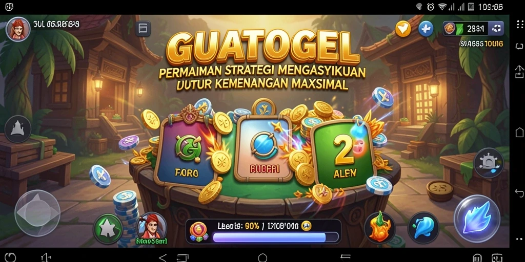 Screenshot gameplay GUATOGEL yang menampilkan aksi strategis yang mendebarkan.
