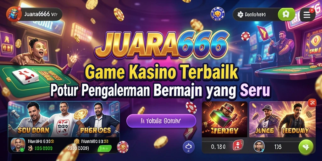 Screenshot gameplay JUARA666 yang menampilkan aksi permainan kasino.