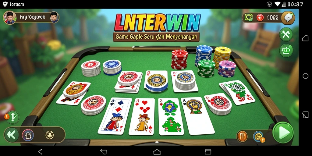 Tampilan gameplay seru di LNTERWIN dengan teman-teman.