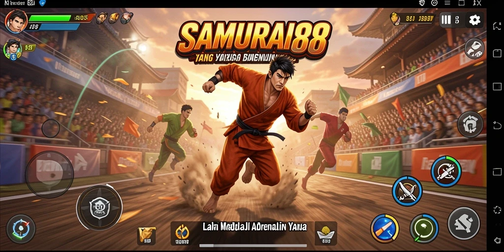 Gameplay menarik dalam balapan yang menguji kecepatan dan strategi.