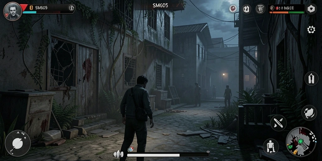 Screenshot menampilkan momen menegangkan dalam gameplay SM605.