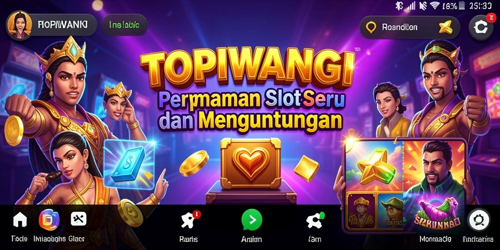Tampilan gameplay menarik di slot TOPIWANGI.